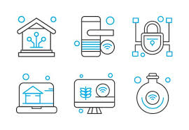 Smart Home Line Two Color Icons By Icon