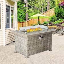 44 Aluminum Propane Fire Pit Table