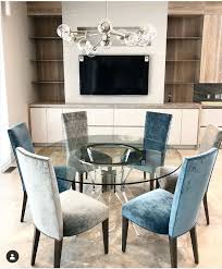 Glass Dining Table Decor