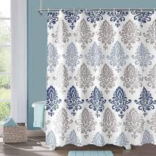 Ombre Damask Shower Curtain Fabric