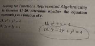 Solved Testing For Functions