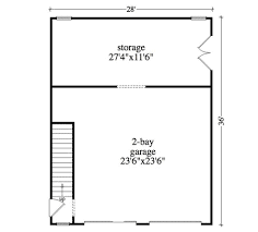Detached Garage Plan With Office