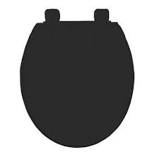 Traditional Toilet Seat Black Bathroom