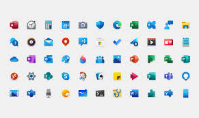 Colorful Windows 10 Icons Paint 3d