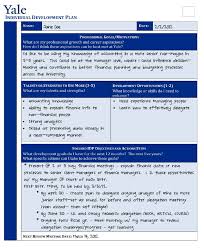 Employee Development Plan Examples