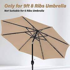 9 Ft Patio Umbrella Replacement Canopy