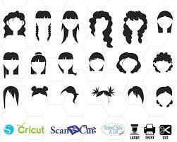 Women Haircut Design Svg Bundle