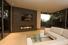 Chic Linear Fireplace Ideas Modern