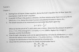 3d Navier Stokes Equation