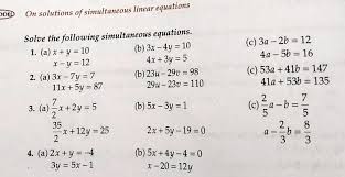 Following Simultaneous Equations