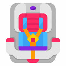 Baby Belt Car Safety Seat Icon