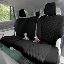 Fh Group Neoprene Custom Fit Seat Covers For 2016 2022 Honda Pilot 26 22 6 Full Set Black
