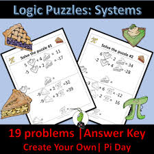 Pi Day Systems Of Equations Number