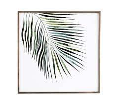 Palm Botanical Print Framed Wall Art