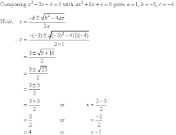 The Quadratic Formula
