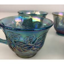 Vintage Indiana Carnival Blue Glass