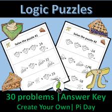 Pi Day Number Sense Logic Puzzles