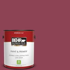 1 Gal 120d 6 Cranberry Splash Flat Low Odor Interior Paint Primer