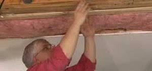 how to install suspended faux wood