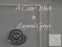 A Color Wash In Layered Greys Old
