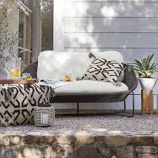 Morocco Graphite Oval Outdoor Patio