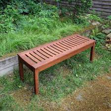 Eucalyptus Wood Garden Bench Natural