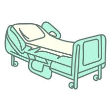 Medicine Hospital Bed Icon Png Design
