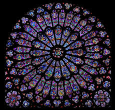 Paris Notre Dame Stained Glass