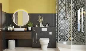 Vibrant Yellow Bathroom Design Ideas