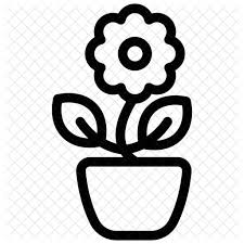 Flower Pot Icon Free