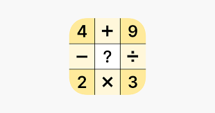 Math Puzzle Cross Math On The