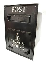 Wall Post Box With Front Opening Door