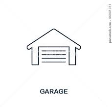 Garage Icon Simple Element