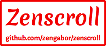 github zengabor zenscroll a