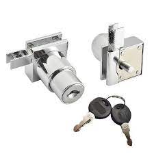 Showcase Sliding Glass Door Lock Set