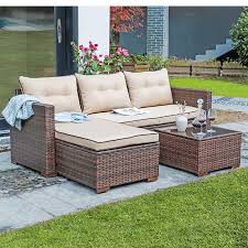 Pe Wicker Rattan Outdoor Furniture Set