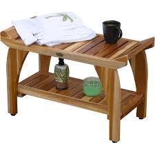 Teak Wood Shower Bench