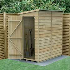 Windowless Pent Wooden Shed
