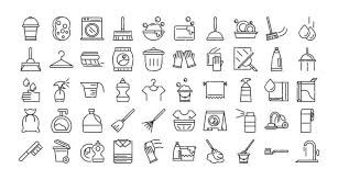 Cleaning Service Vector Art Icons And