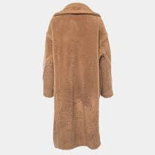 Max Mara Brown Camel Hair Silk Teddy