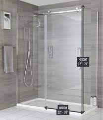 How Tall Should A Shower Door Be Not