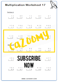 Multiplication Worksheet Practice