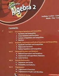 Glencoe Algebra 2 Concepts Skills