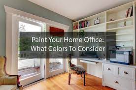 Paint Your Home Office What Colors To