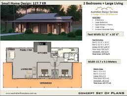 Ranch Style 2 Bedroom House Plan 943