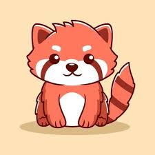 Red Panda Vector Art Icons And