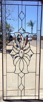 Stunning Clear Beveled Stained Glass