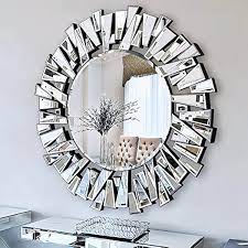 Autdot Round Wall Mirror For Living
