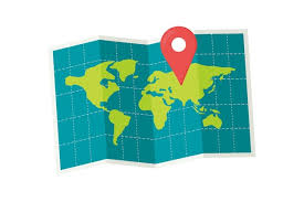 Folded Map Gps Navigation