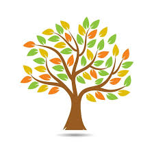 Vector Colorful Tree Logo Vector